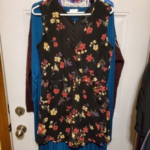 #13 -Lumiere floral romper with pockets